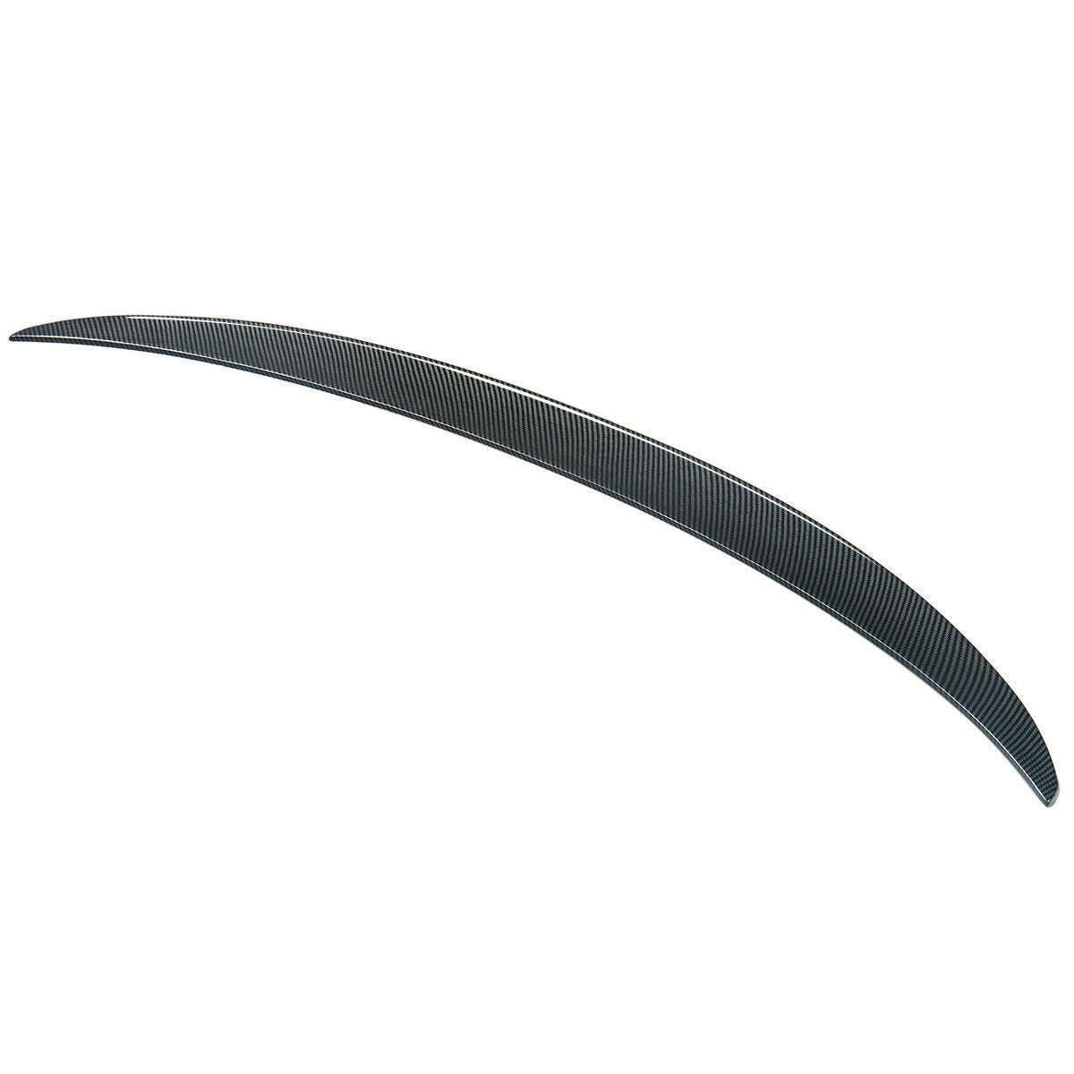 FOR BMW 3 SERIES F30 F80 M3 MP STYLE BOOT SPOILER LIP CARBON LOOK 100% OEM FIT