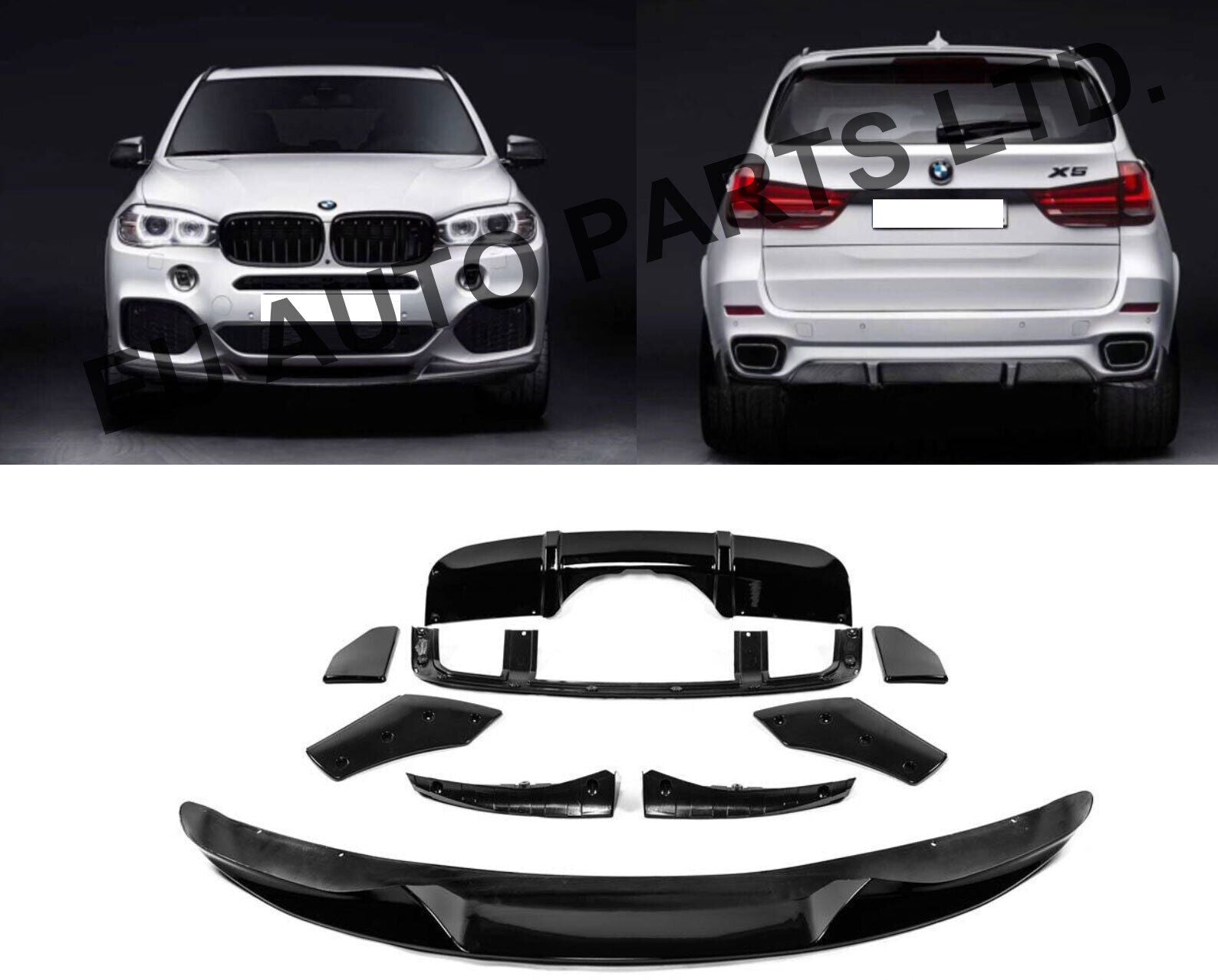 BODYKIT BODY KIT FOR BMW X5 F15 MP STYLE  FRONT SPLITTER REAR DIFFUSER 2013-2018