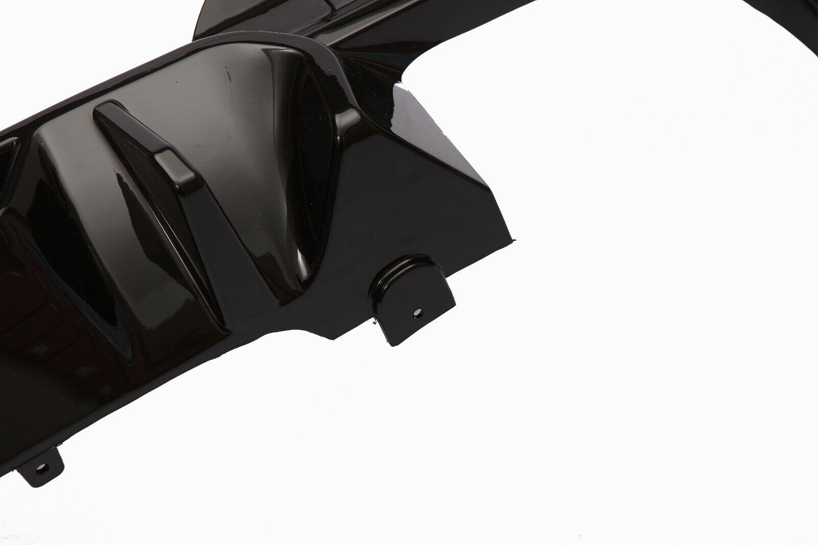 FOR BMW X3 G01 MP STYLE X3M REAR DIFFUSER WITH TAILPIPE GLOSS BLACK 17-20