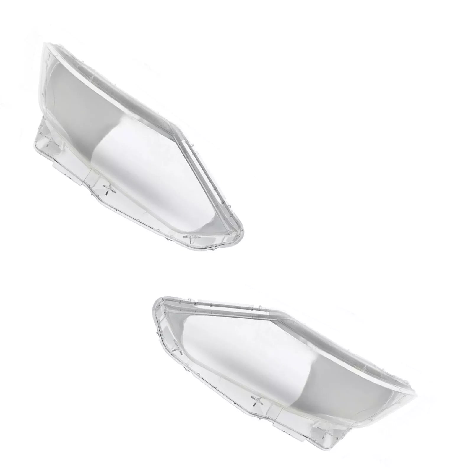 PAIR HEADLIGHT HEADLAMP LENS COVER HOUSING FOR NISSAN QASHQAI MK2 J11 2016-2020