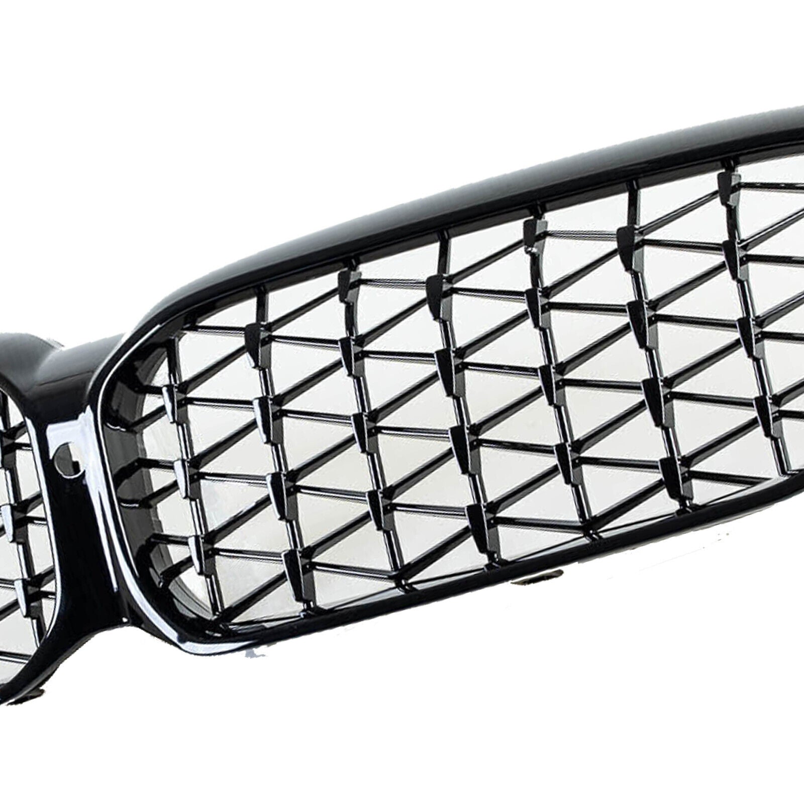 BMW 5 SERIES G30 G31 F90 M5 DIAMOND STYLE FRONT KIDNEY GRILL LCI GLOSS BLACK 21+