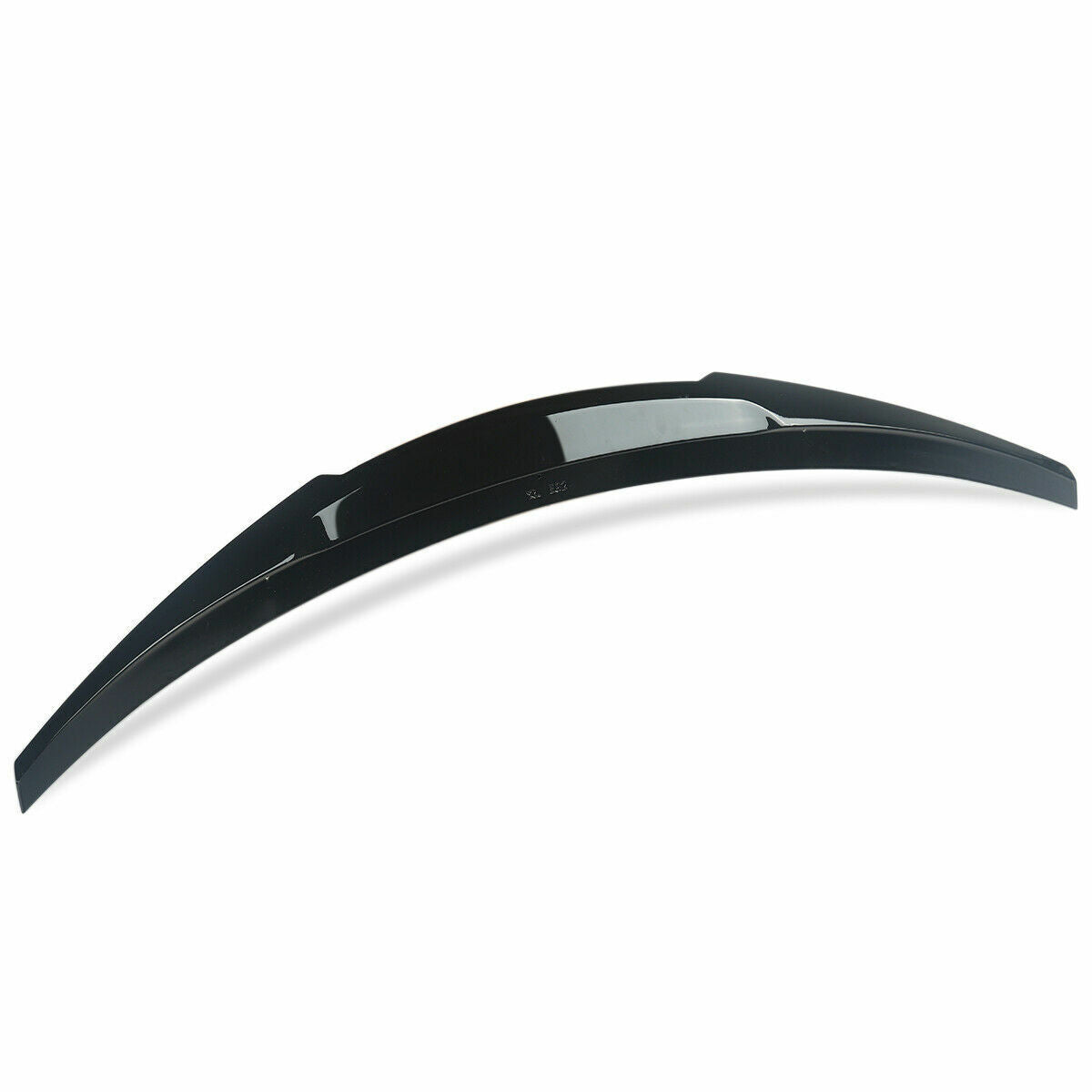 FOR BMW 3 SERIES E90 SALOON 2005-2011 M4 STYLE REAR BOOT SPOILER LIP GLOSS BLACK