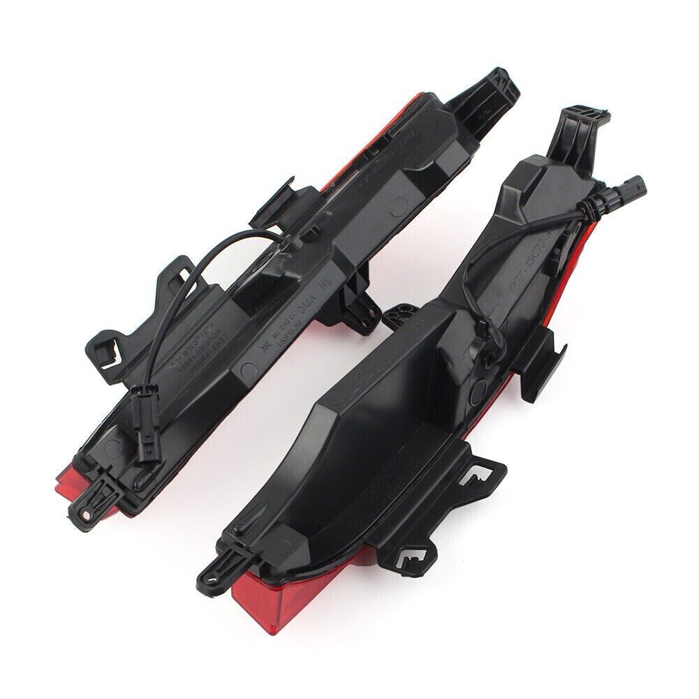 2X REAR BUMPER REFLECTOR FOG LIGHT LAMPS FOR LAND ROVER DISCOVERY SPORT 2014-20