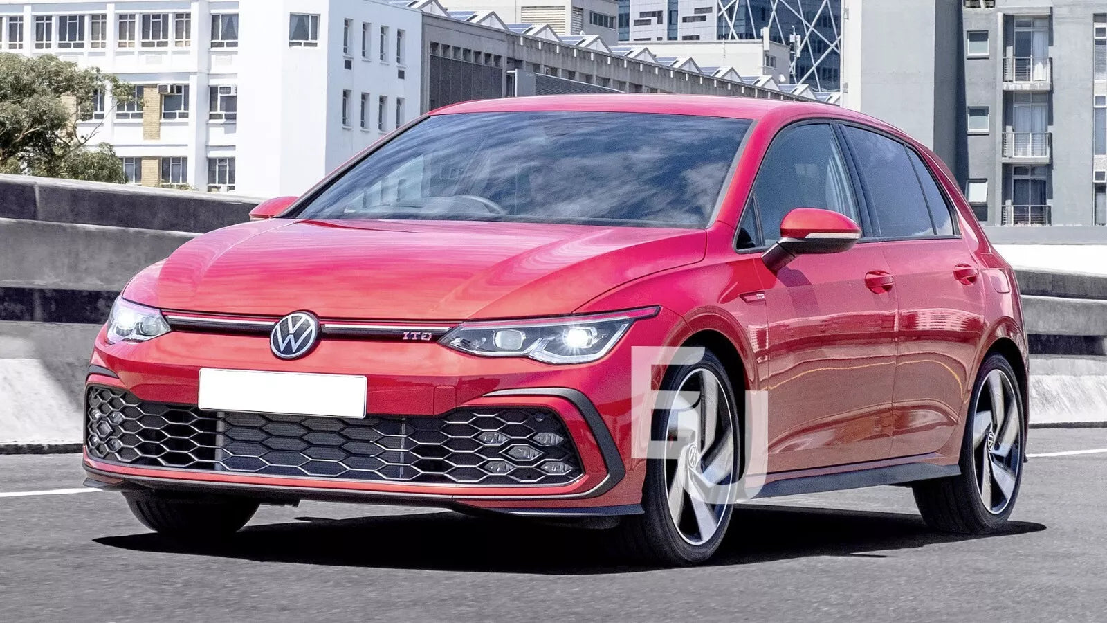 LEFT PASSENGER SIDE HEADLIGHT LENS COVER LAMP FOR VW GOLF 8 MK8 R-LINE 19-23