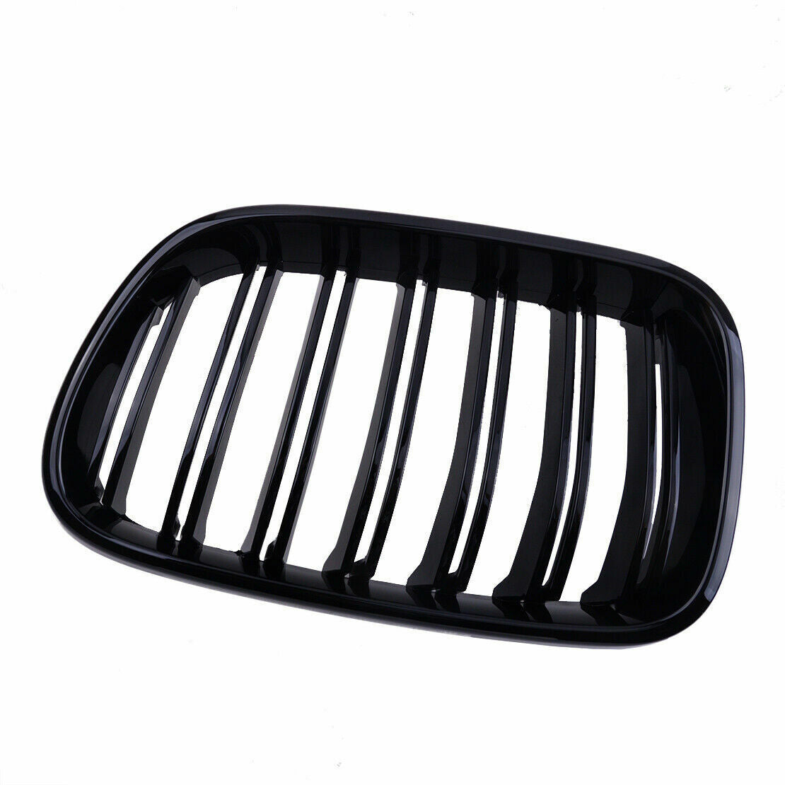 FOR BMW F25 X3 F26 X4 2010-14 GLOSS BLACK FRONT KIDNEY DUAL TWIN GRILLE GRILL