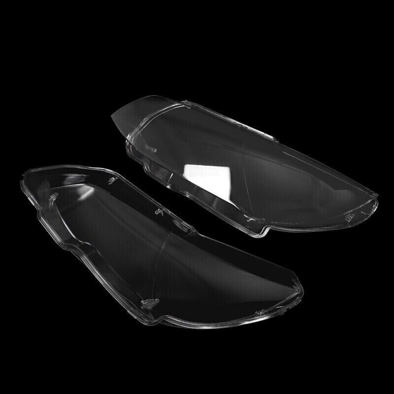 FOR BMW E92 E93 LCI 2010-2013 HEADLIGHT LENS COVERS LEFT & RIGHT HEADLAMP PAIR
