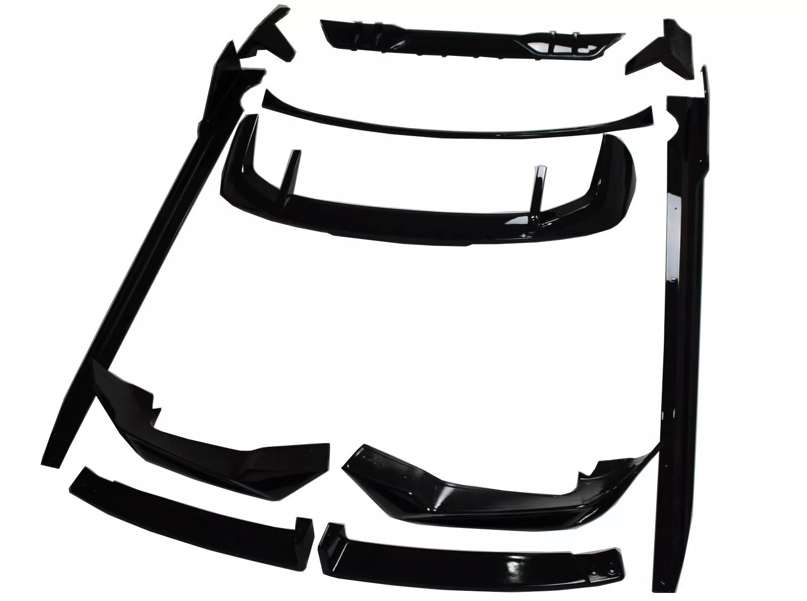 FOR BMW X5 G05 LCI 2023+ AERO BODYKIT BODY KIT REAR DIFFUSER GLOSS BLACK M SPORT