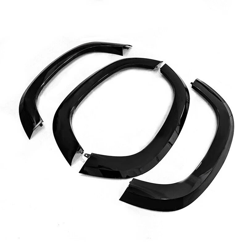 WHEEL ARCH KIT FOR LAND ROVER DEFENDER 90 L663 2020+ GLOSS BLACK WIDE BODY UK
