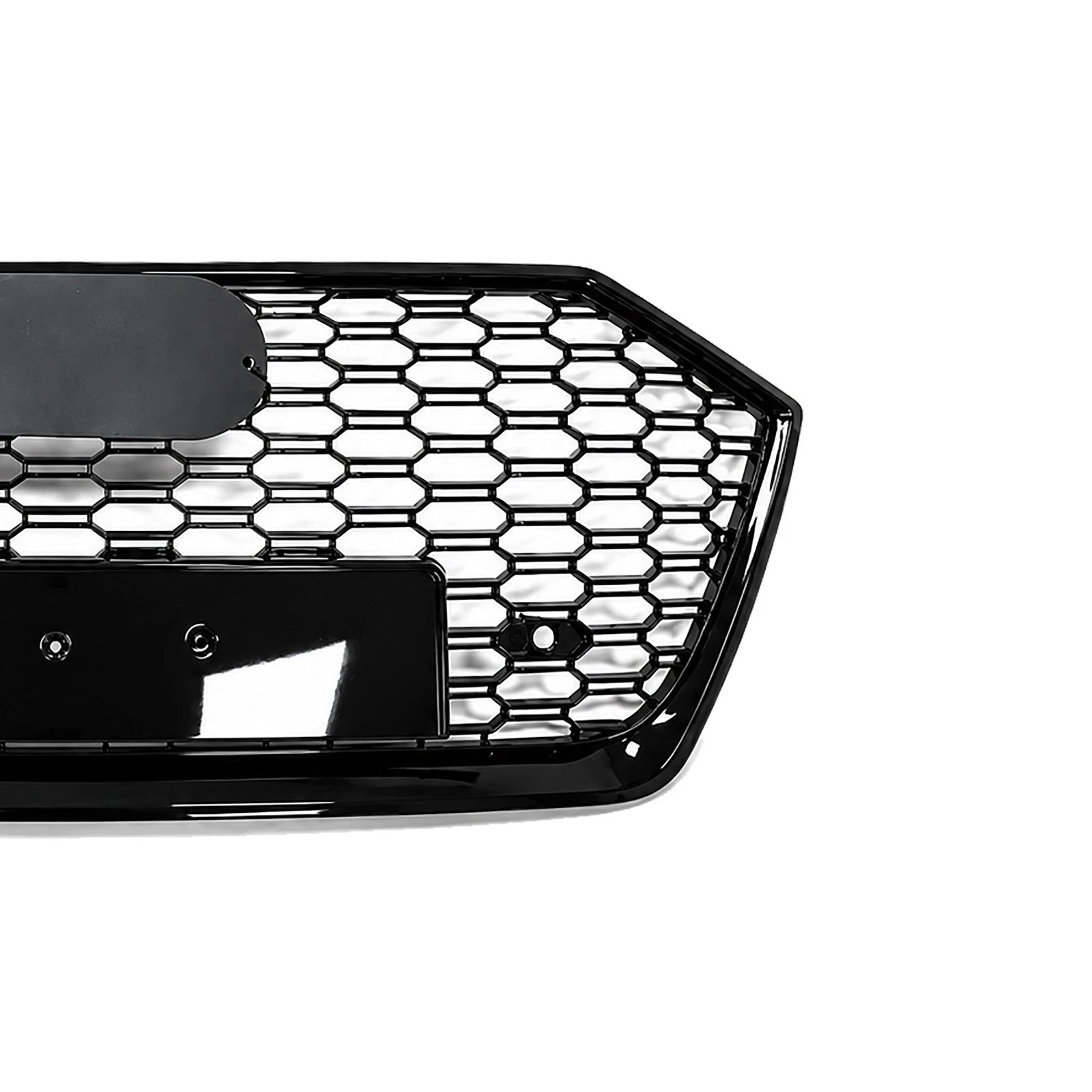 FOR AUDI A7 S7 2018-2025 4KA FRONT HONEYCOMB GRILLE GRILL RS7 STYLE GLOSS BLACK