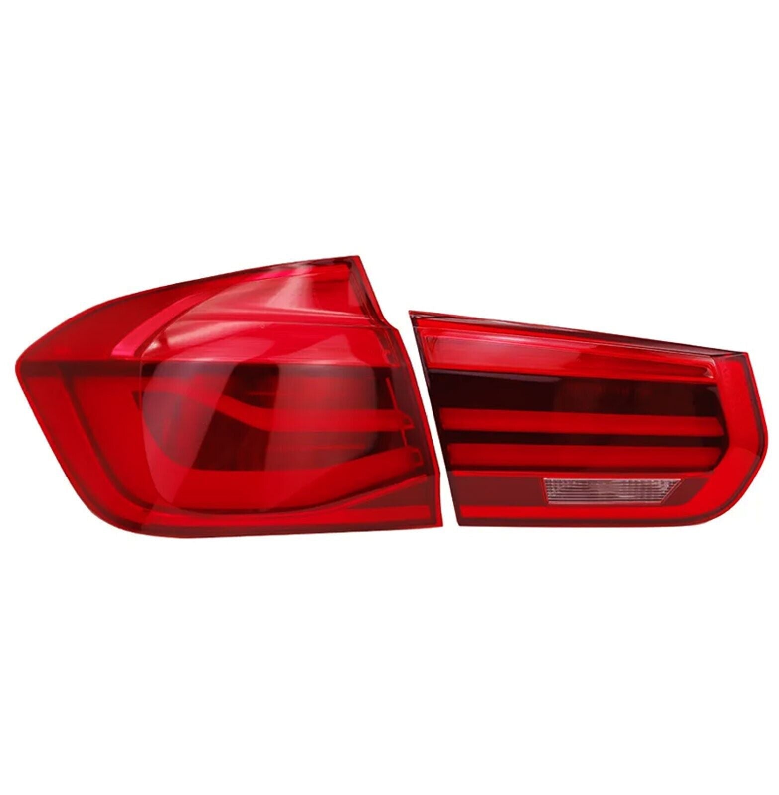 FOR BMW 3 SERIES F30 F80 SALOON RED 4X LED DYNAMIC TAIL LIGHTS LAMP 2011-2019