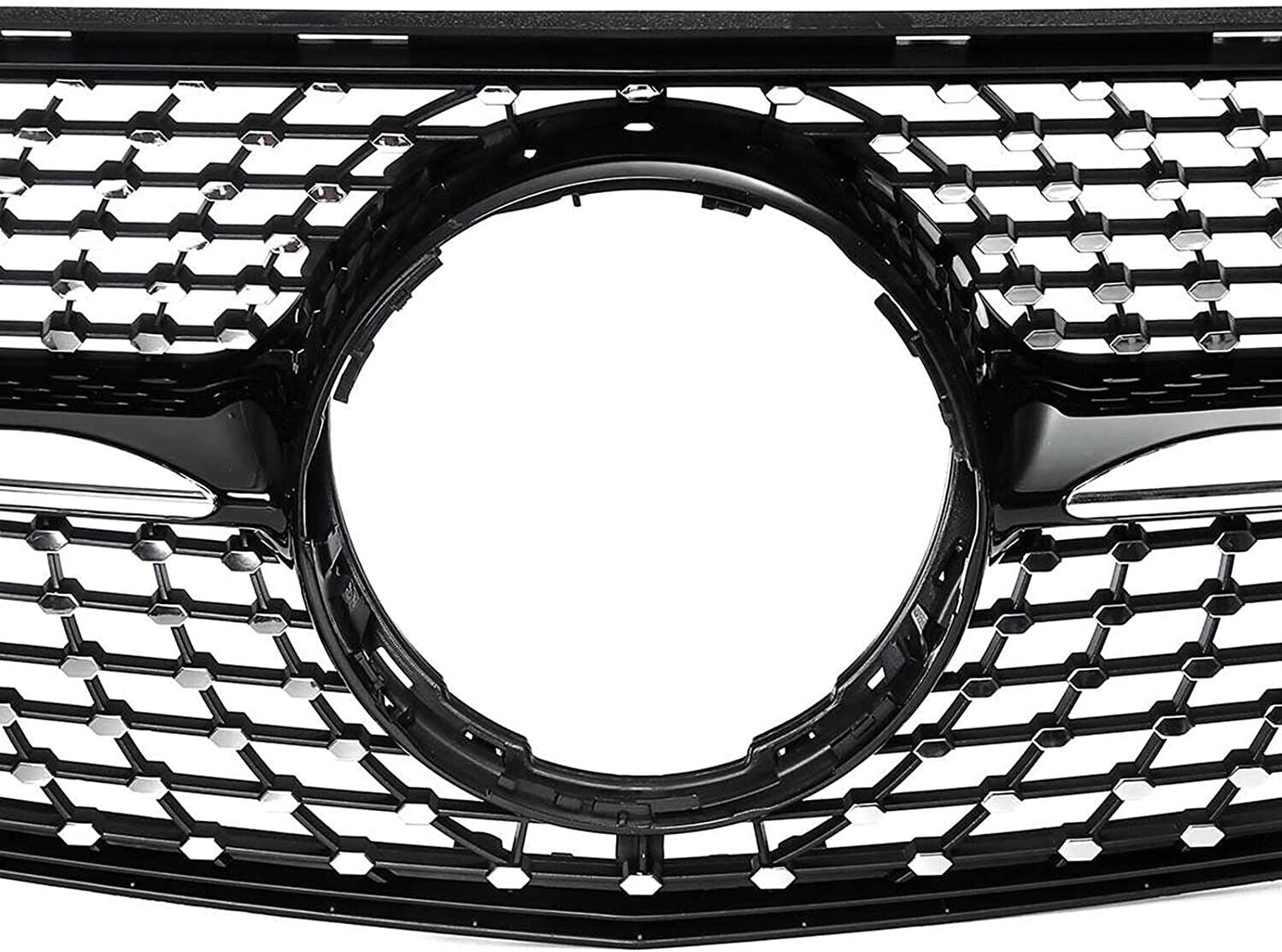 FOR MERCEDES A CLASS W176 FACELIFT DIAMOND CHROME SILVER GRILL GRILLE AMG 16-18