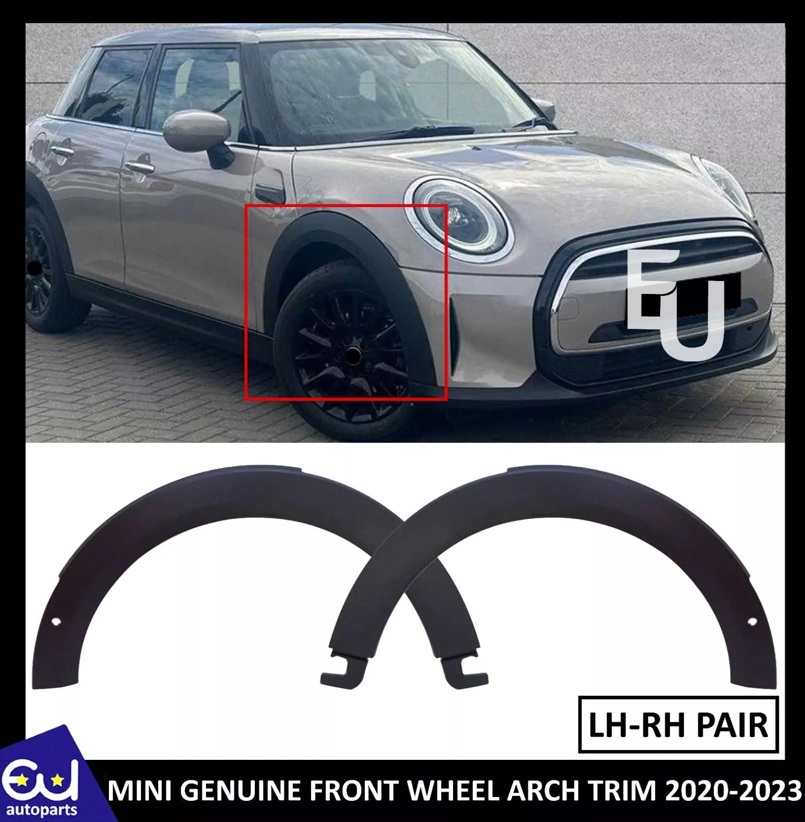 FOR MINI COOPER F55 F56 F57 2013-2023 FRONT WHEEL ARCH PAIR TRIM RIGHT LEFT SIDE