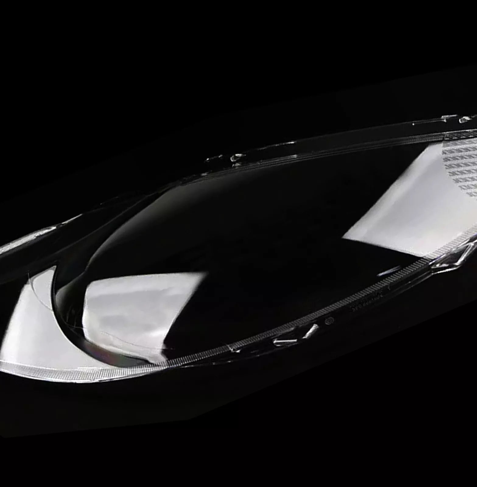 FOR FORD FIESTA MK6 2009-11 FRONT HEADLIGHT LAMP LENS COVER RIGHT DRIVER SIDE