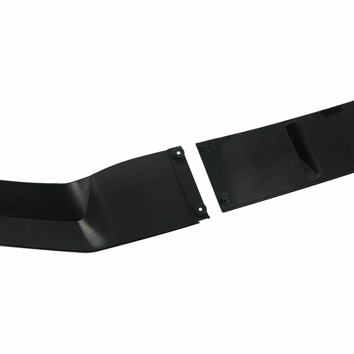 FRONT SPLITTER LIP SPOILER FOR MERCEDES C CLASS W205 C205 AMG GLOSS BLACK 2015+