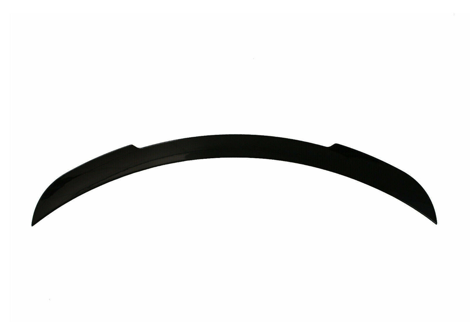FOR MERCEDES C CLASS C205 COUPE BATMAN STYLE BOOT SPOILER GLOSS BLACK OEM FIT