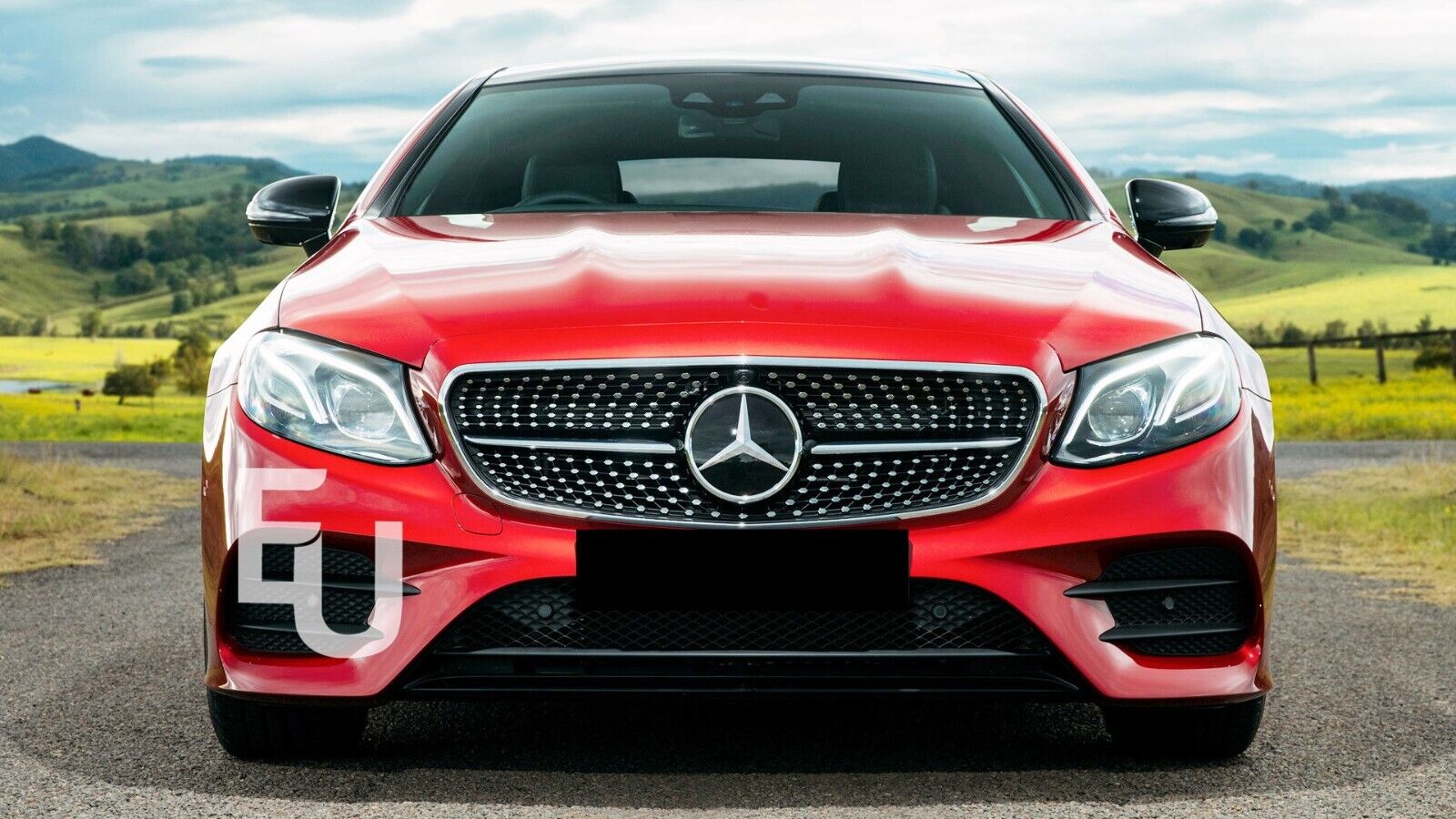 LEFT PASSENGER+MANUAL HEADLIGHT LENS COVER FOR MERCEDES-BENZ E CLASS W213 16–20