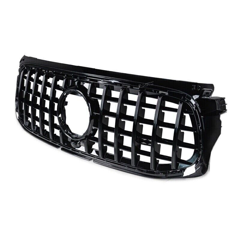 FOR MERCEDES GLB X247 2020-ON AMG FRONT GRILLE GRILL GLOSS BLACK PANAMERICANA GT