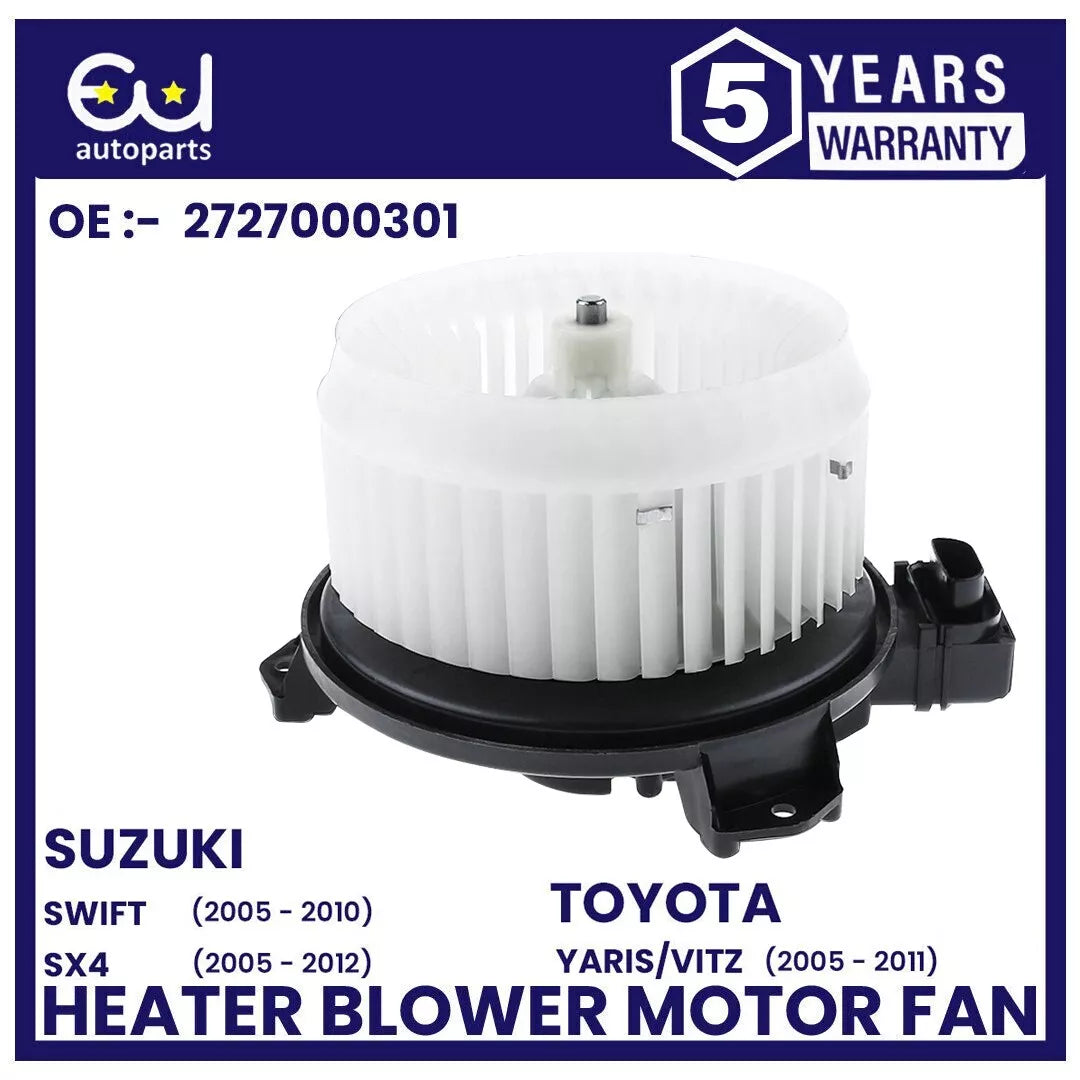 HEATER BLOWER MOTOR FAN FOR SUZUKI SWIFT SX4 TOYOTA YARIS/VITZ 05-12 2727000301