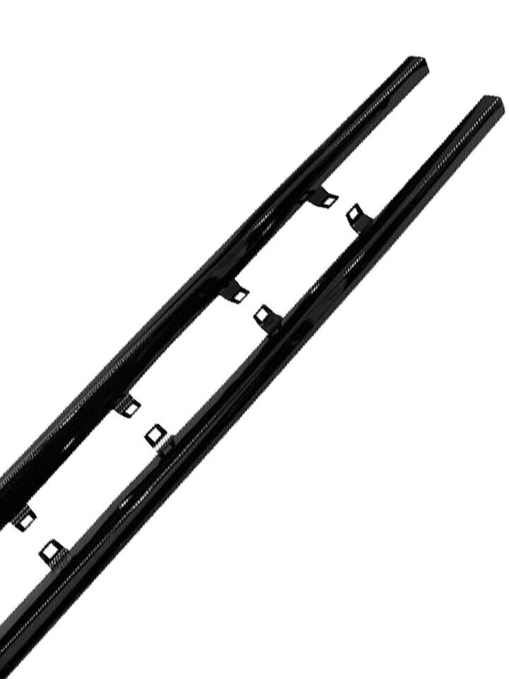 FOR VW GOLF MK7 MK7.5 R LINE 2013-2020 SIDE SKIRT EXTENSION BLADE GLOSS BLACK