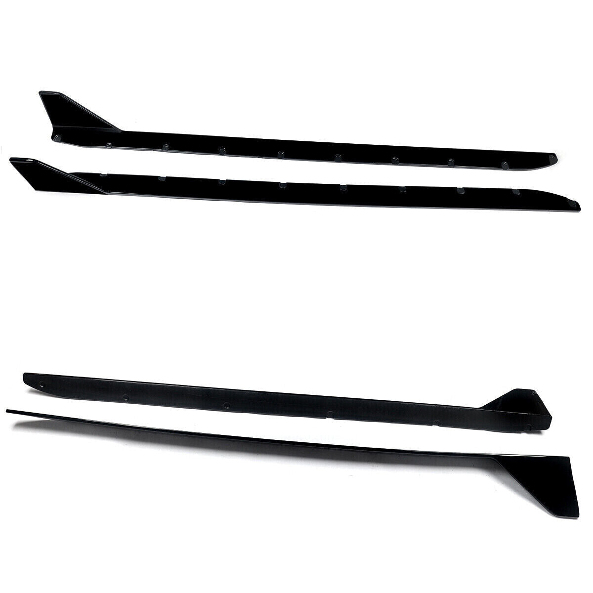 FOR BMW G80 M3 G82 G83 M4 MP STYLE SIDE SKIRT EXTENTION LIP GLOSS BLACK 2020+