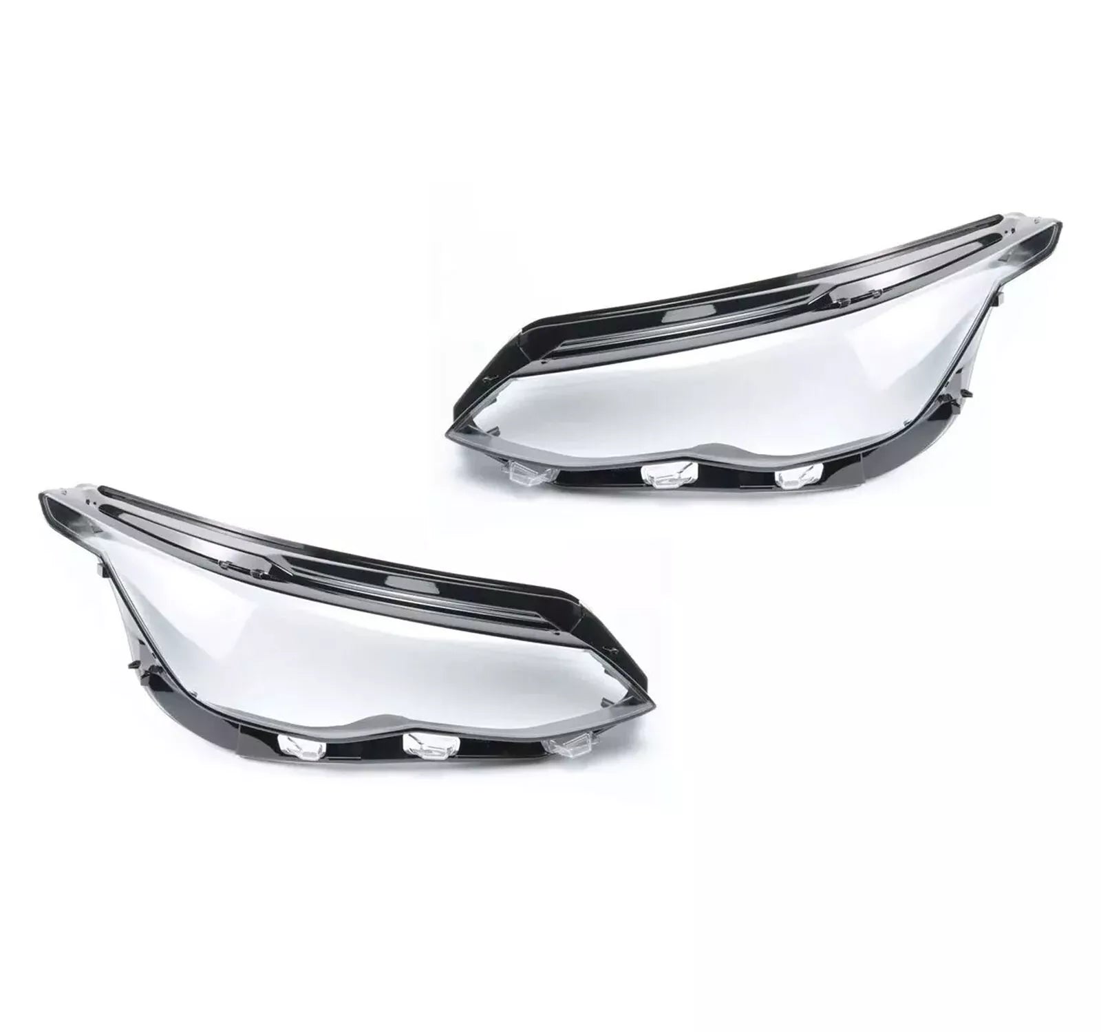 LEFT RIGHT SIDE PAIR HEADLIGHT LENS COVER LAMP FOR VW GOLF 8 MK8 R-LINE 19-23