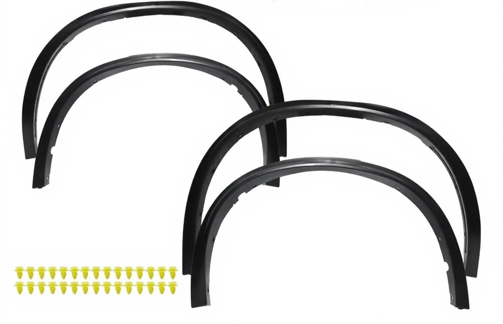 FOR BMW X5 F15 WHEEL ARCH FENDER EXTENSION GLOSS BLACK TRIMS FRONT REAR SET 4X