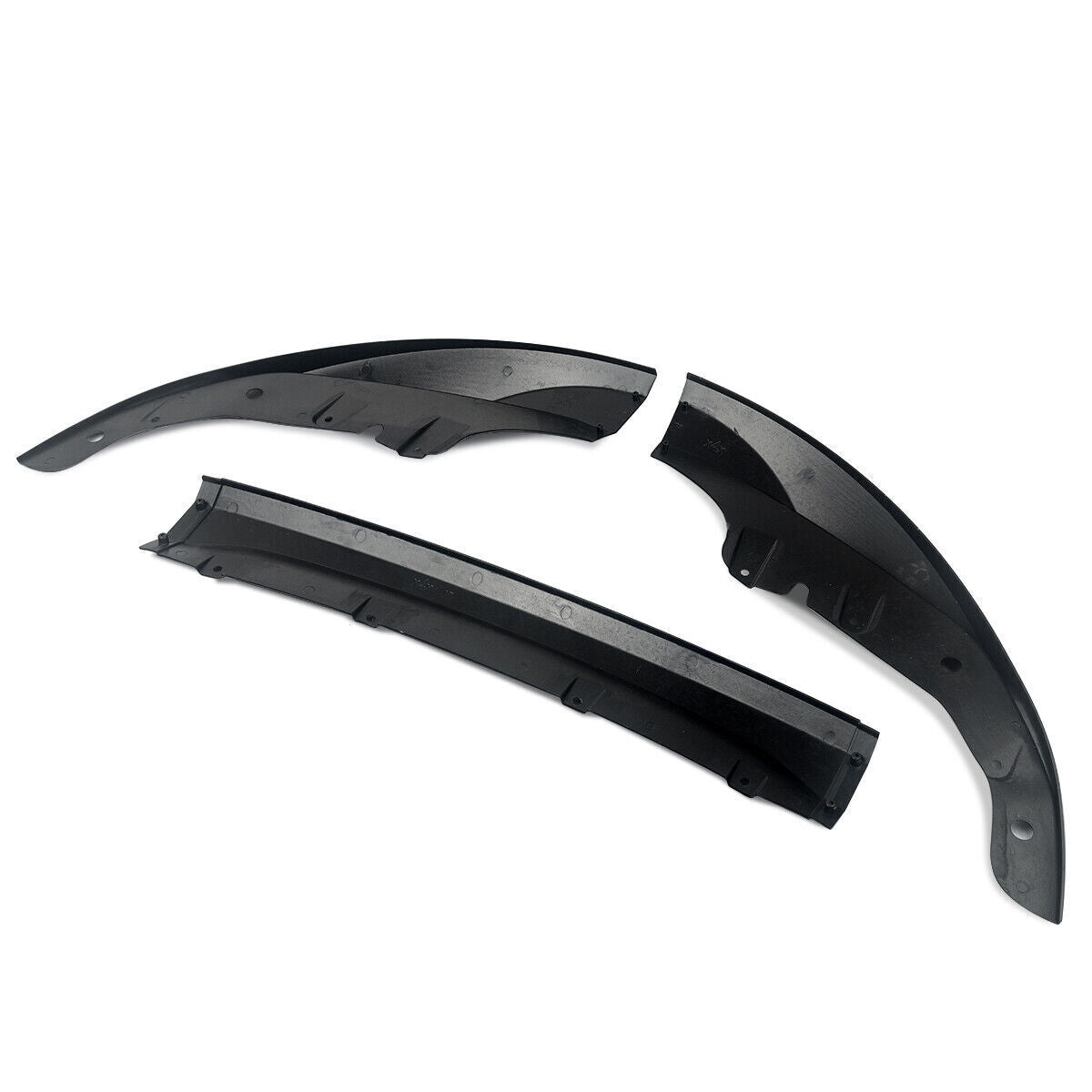 FOR BMW 4 SERIES G22 G23 M SPORT FRONT SPLITTER BUMPER LIP SPOILER GLOSS BLACK