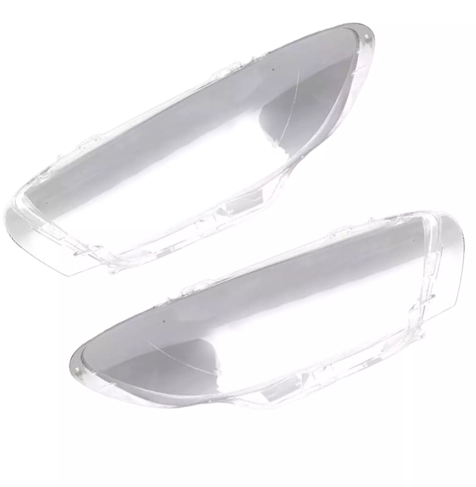 LEFT RIGHT SIDE PAIR HEADLIGHT LENS COVER LAMP FOR VW SCIROCCO MK3 2008-2017