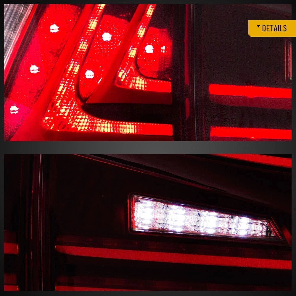 SEQUENTIAL REAR LED TAIL LIGHTS LAMPS LAMP FOR LEXUS ISF IS250 IS350 2006-2013