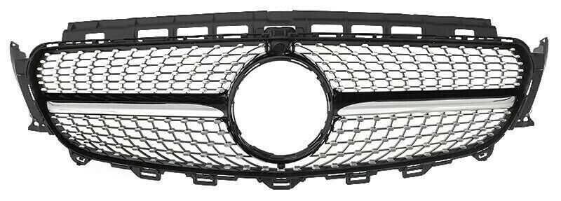 FOR MERCEDES E CLASS W213 S213 C238 A238 DIAMOND CHROME STYLE FRONT GRILL GRILLE