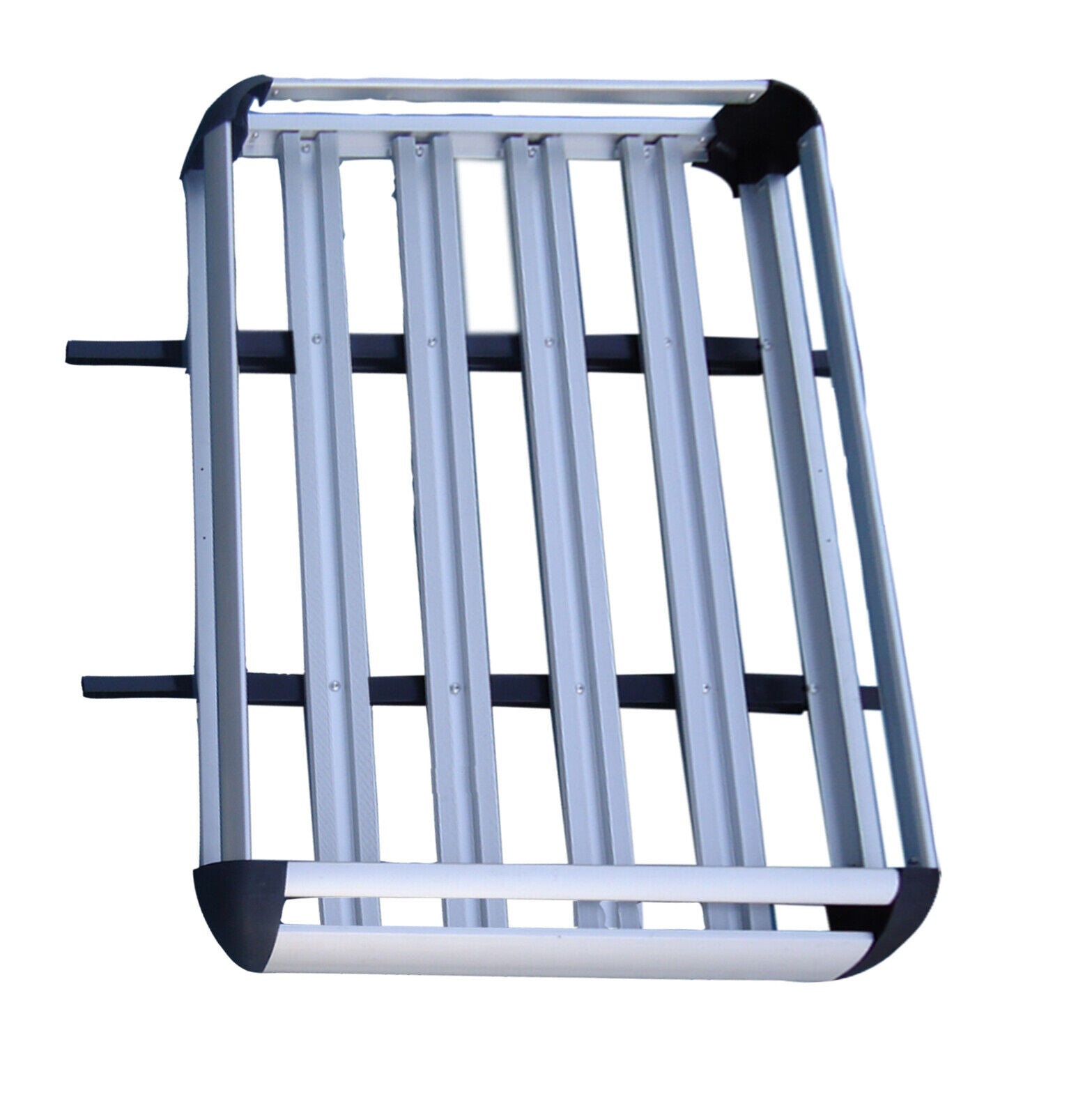 1.6M UNIVERSAL ALUMINIUM ROOF RACK BASKET TRAY LUGGAGE CARGO CARRIER 160 CM