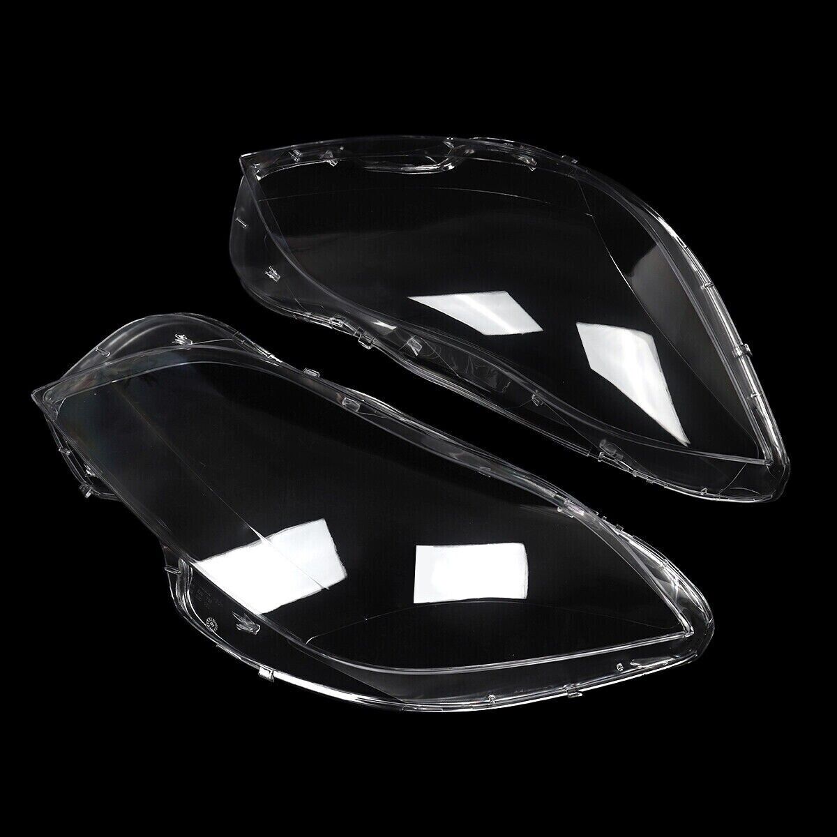 FOR MERCEDES BENZ W218 CLS 10-14 HEADLAMP HEADLIGHT LENS COVER CLEAR LEFT+RIGHT