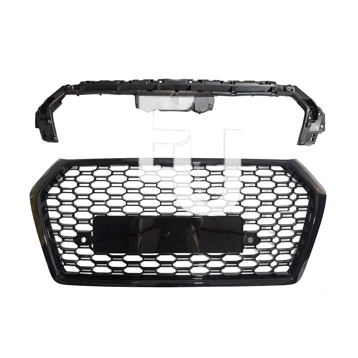 'RSQ5 STYLE' FRONT BUMPER HONEYCOMB GRILLE FOG GRILLE FOR AUDI Q5 SQ5 FY 17-20