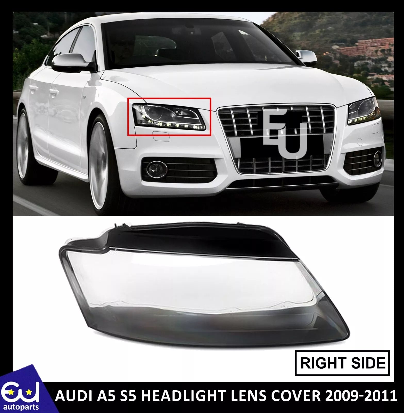 Car styling Headlights for Audi A5 RS5 2008-2016 new style full LED DRL Car styling Headlights for Audi A5 RS5 2008-2016 new style full LED DRL