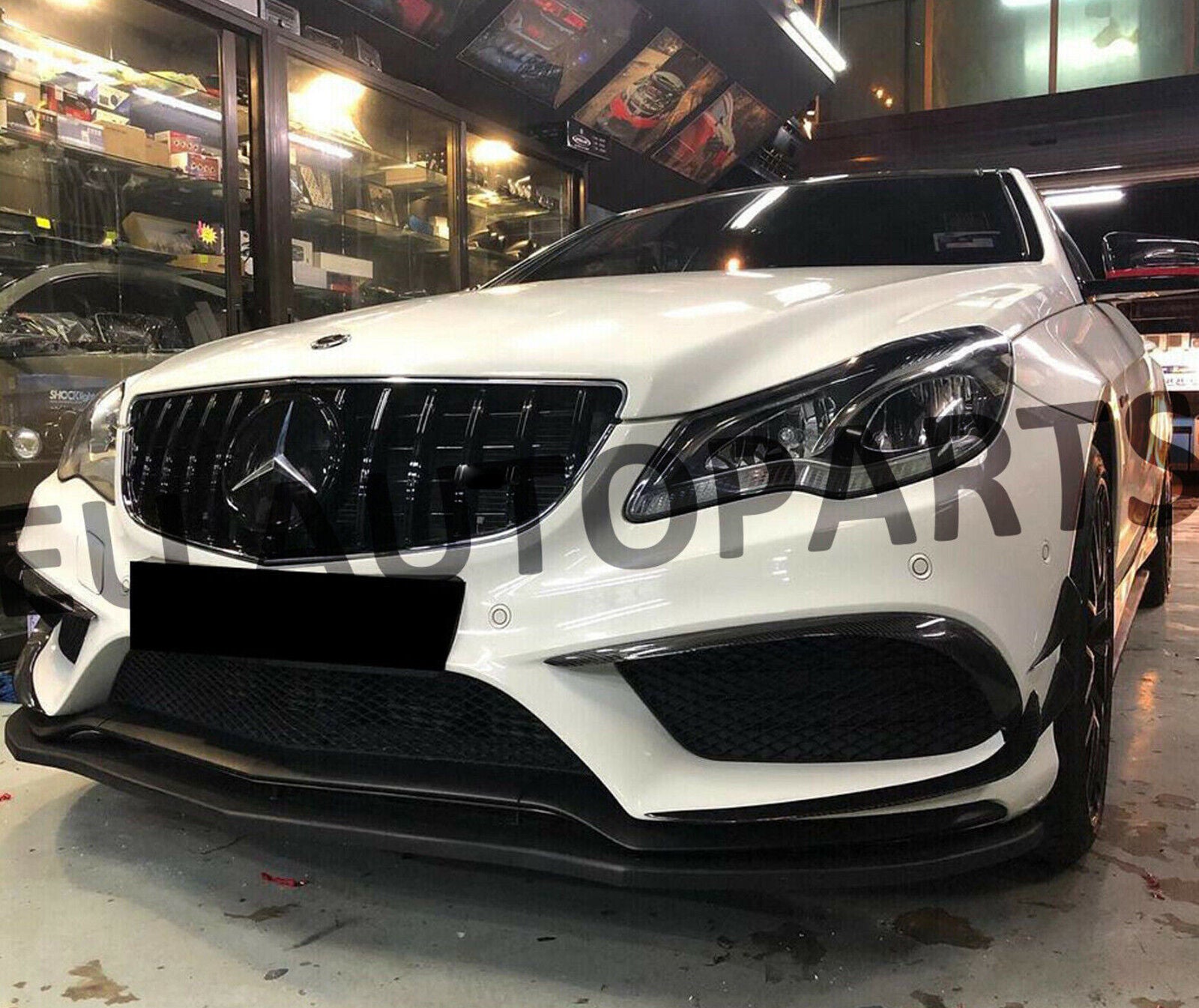FOR MERCEDES E CLASS C207 W207 A207 FACELIFT PANAMERICANA GT GRILLE GRILL BLACK