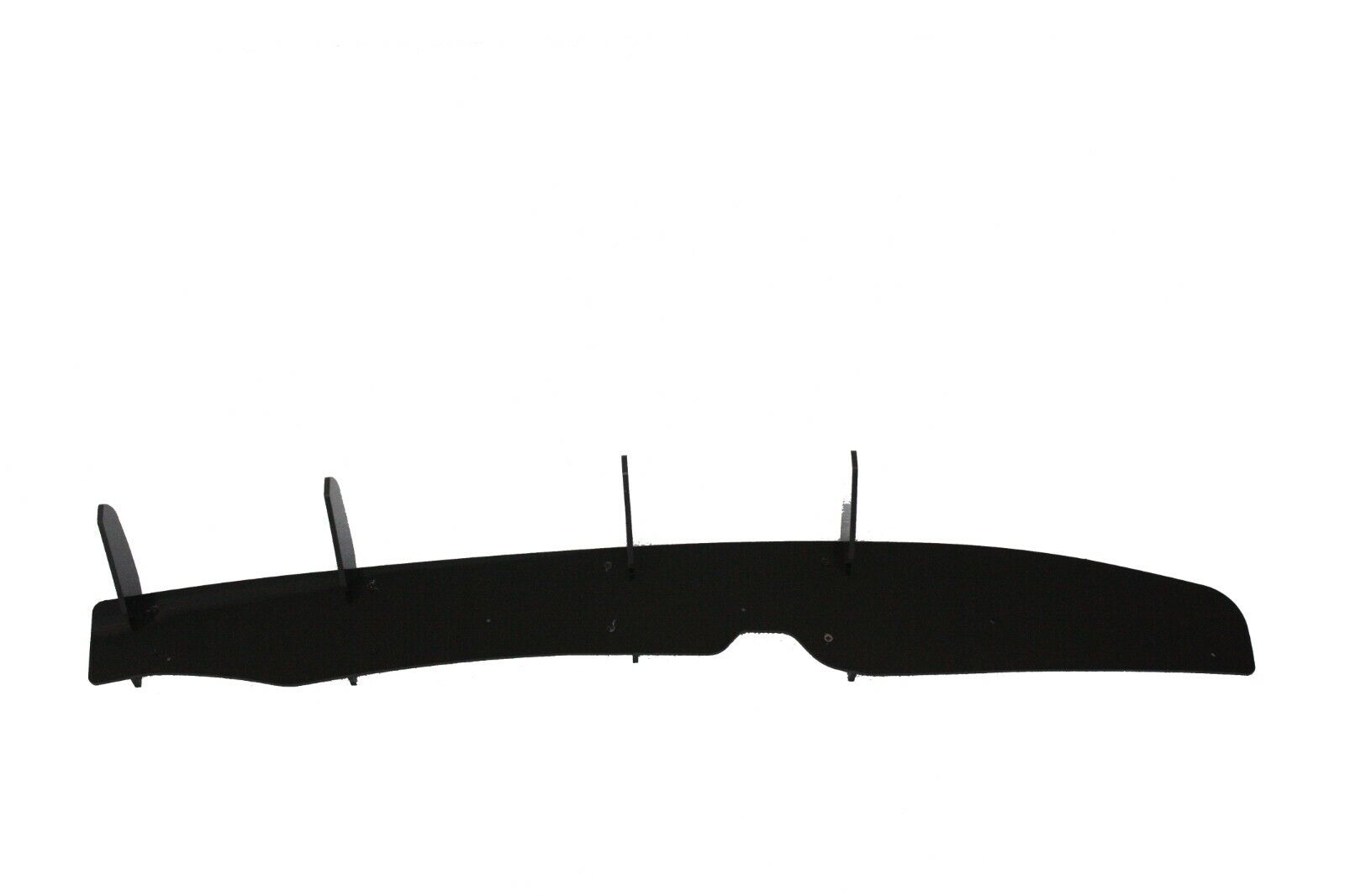 FOR VW POLO MK6 AW GTI R LINE REAR BLADE FIN DIFFUSER SPOILER GLOSS BLACK 2018+