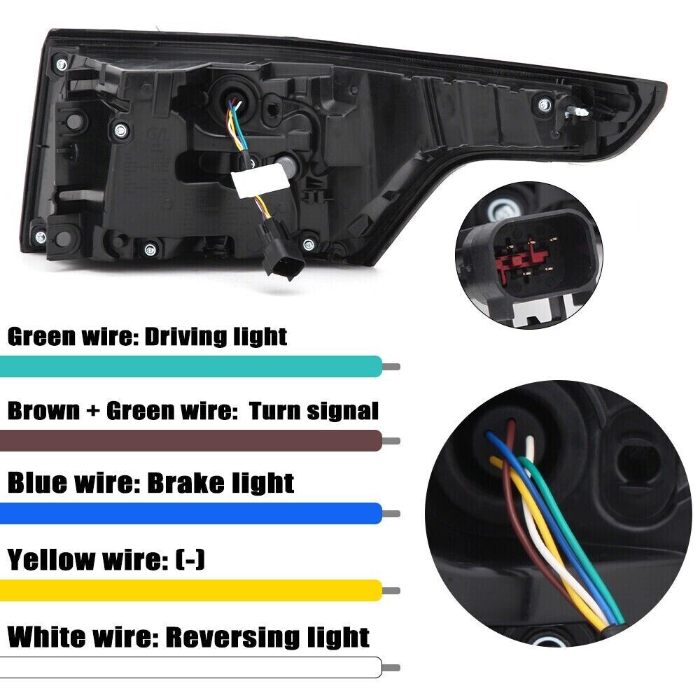 LEFT LED DYNAMIC REAR TAIL LIGHT LAMP FOR RANGE ROVER SPORT L494 2013-2022 UK