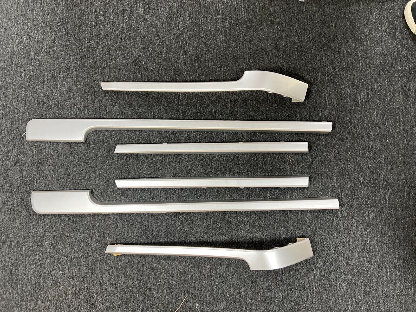 FOR RANGE ROVER VOGUE L405 AUTOBIOGRAPHY SILVER PACK 6 PCS DOOR MOULDING TRIM