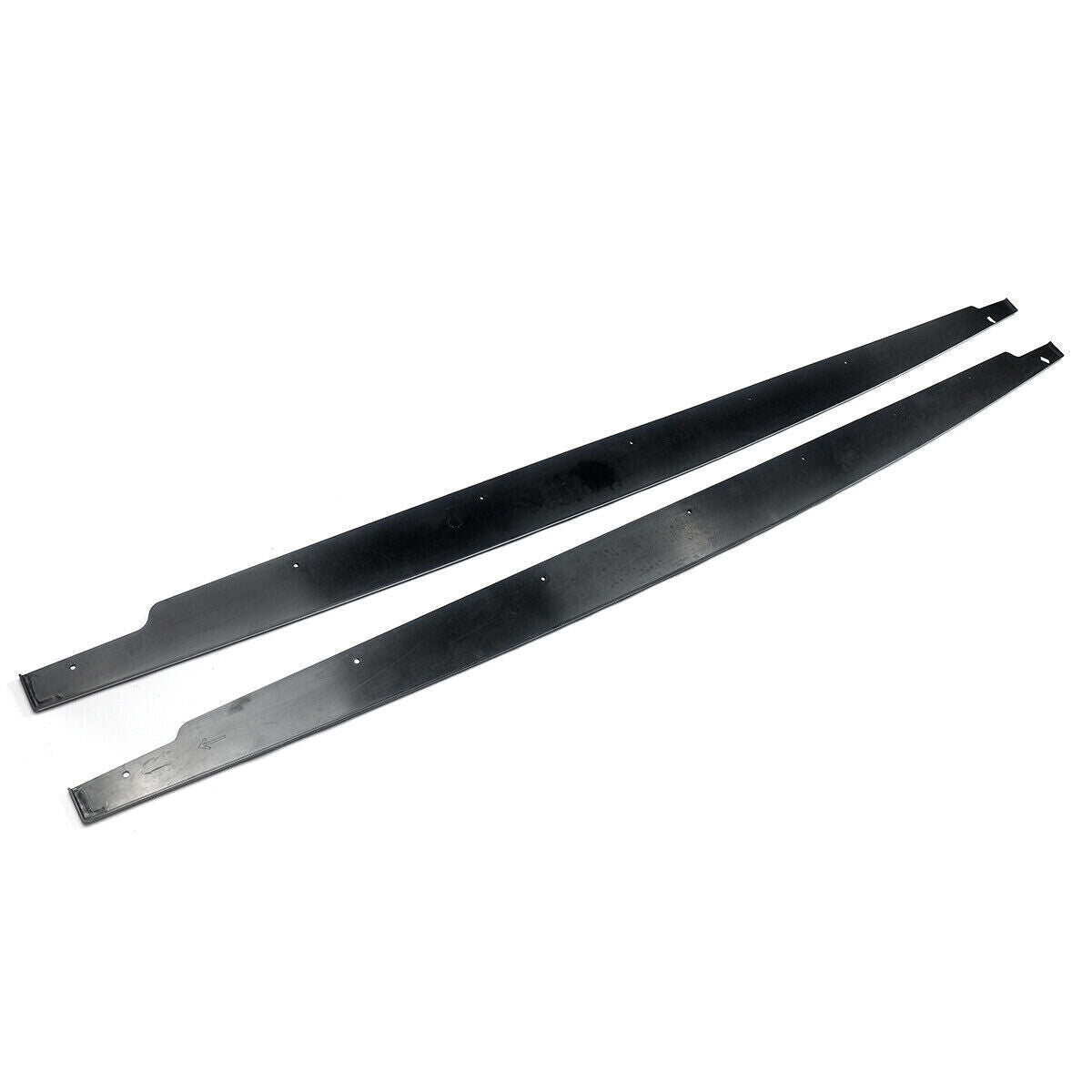 FOR BMW 3 SERIES E90 E92 E93 SIDE SKIRT EXTENSION BLADES KIT GLOSS BLACK 05-13