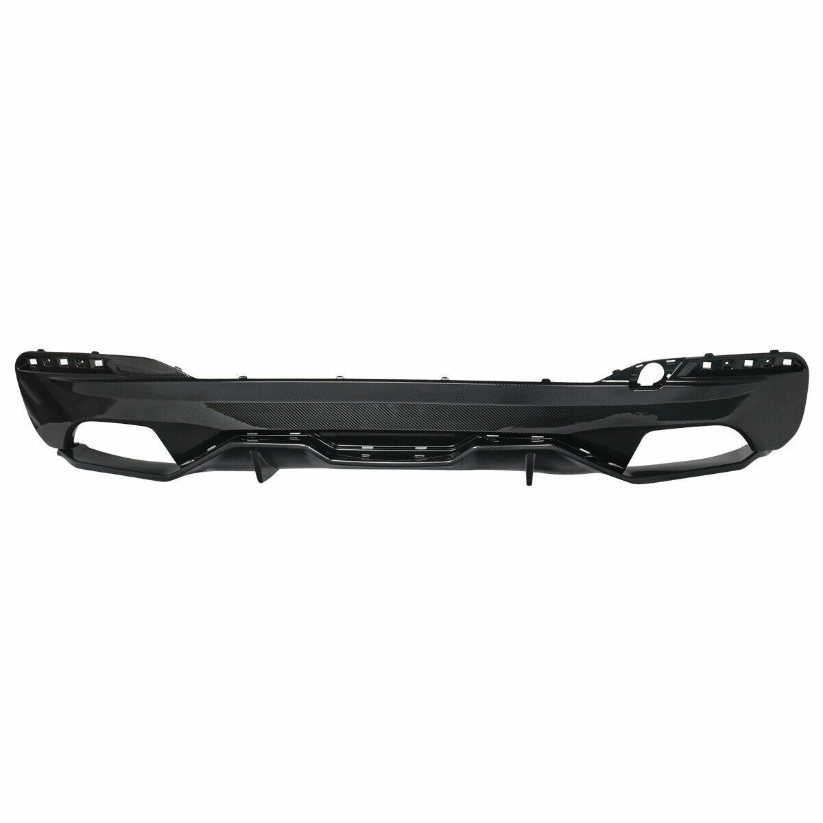 FOR BMW G30 5 SERIES M5 STYLE REAR DIFFUSER BUMPER 3D CARBON LOOK