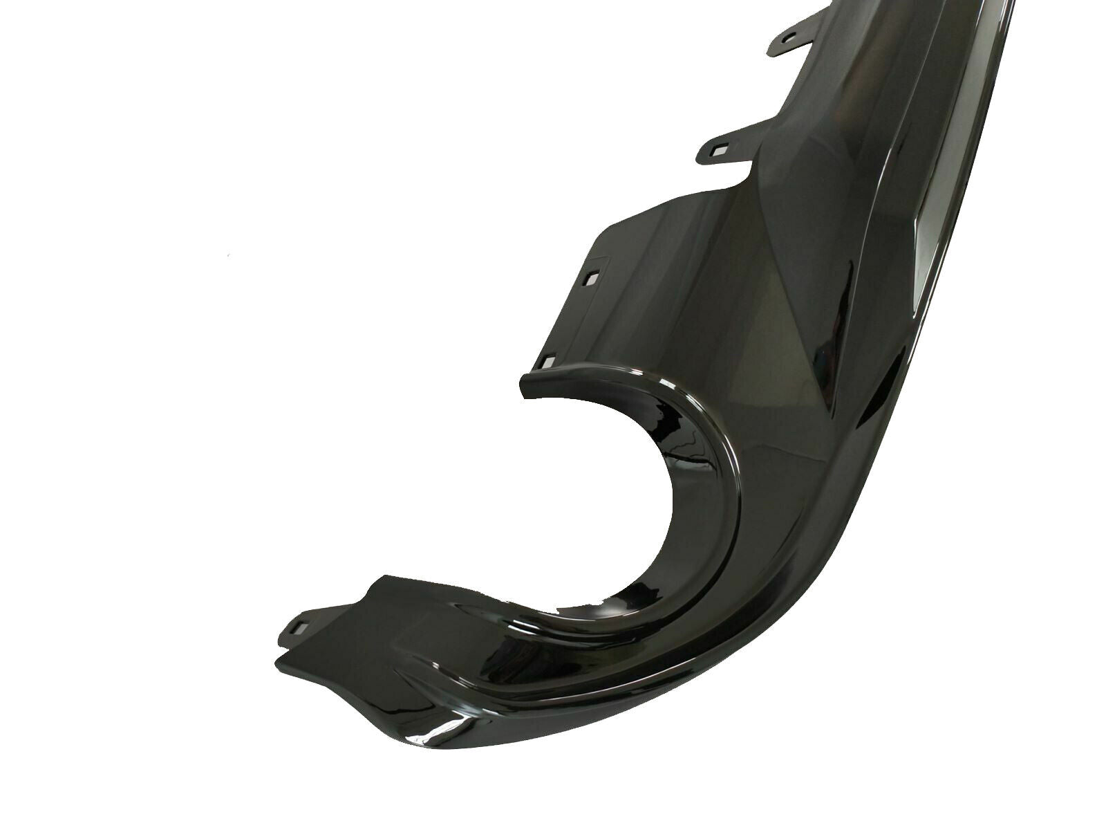 FOR BMW X1 F48 F49 MP STYLE REAR BUMPER DIFFUSER VALANCE GLOSS BLACK 2016-2021