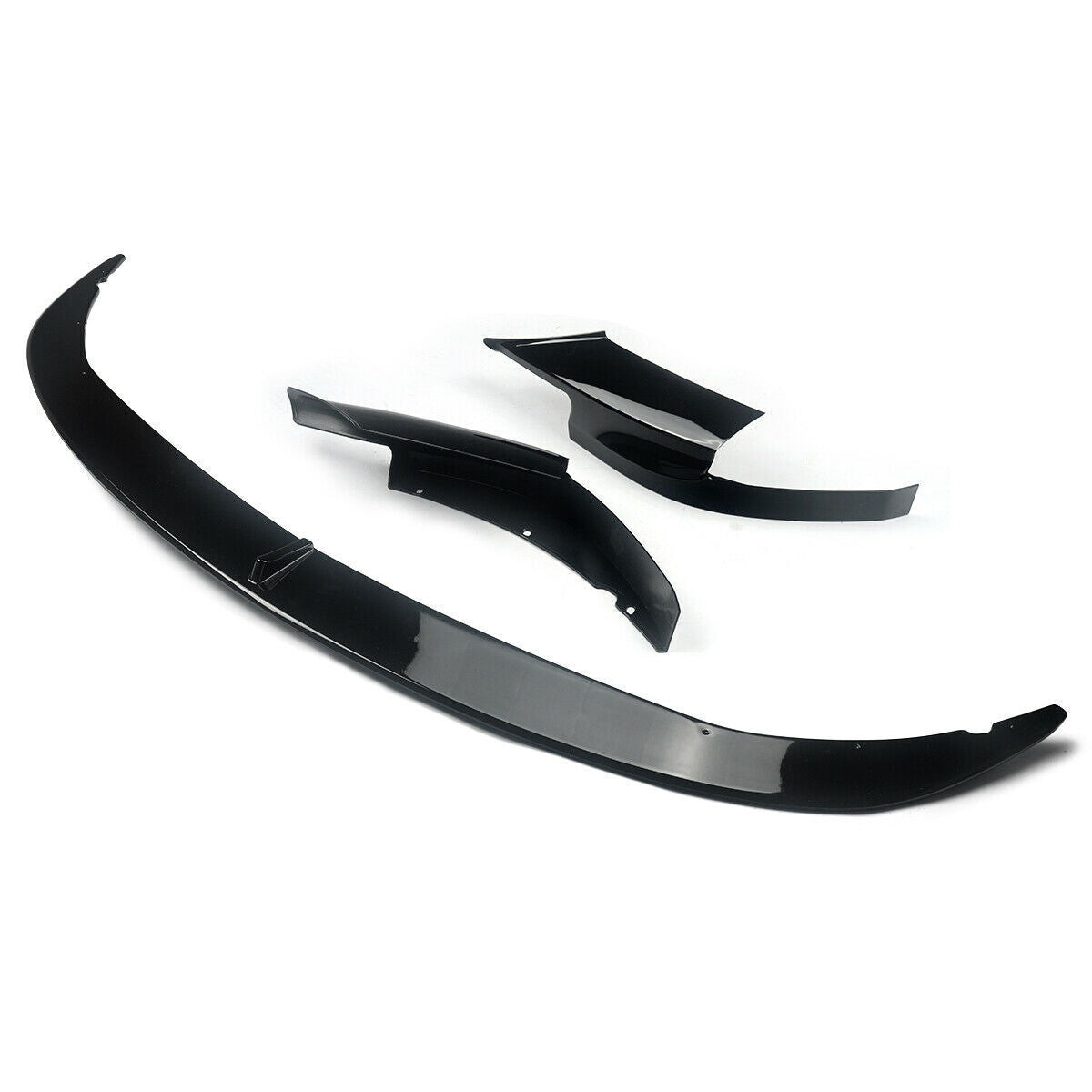 FOR BMW 5 SERIES F11 F10 M SPORT FRONT BUMPER SPLITTER LIP SPOILER GLOSS BLACK