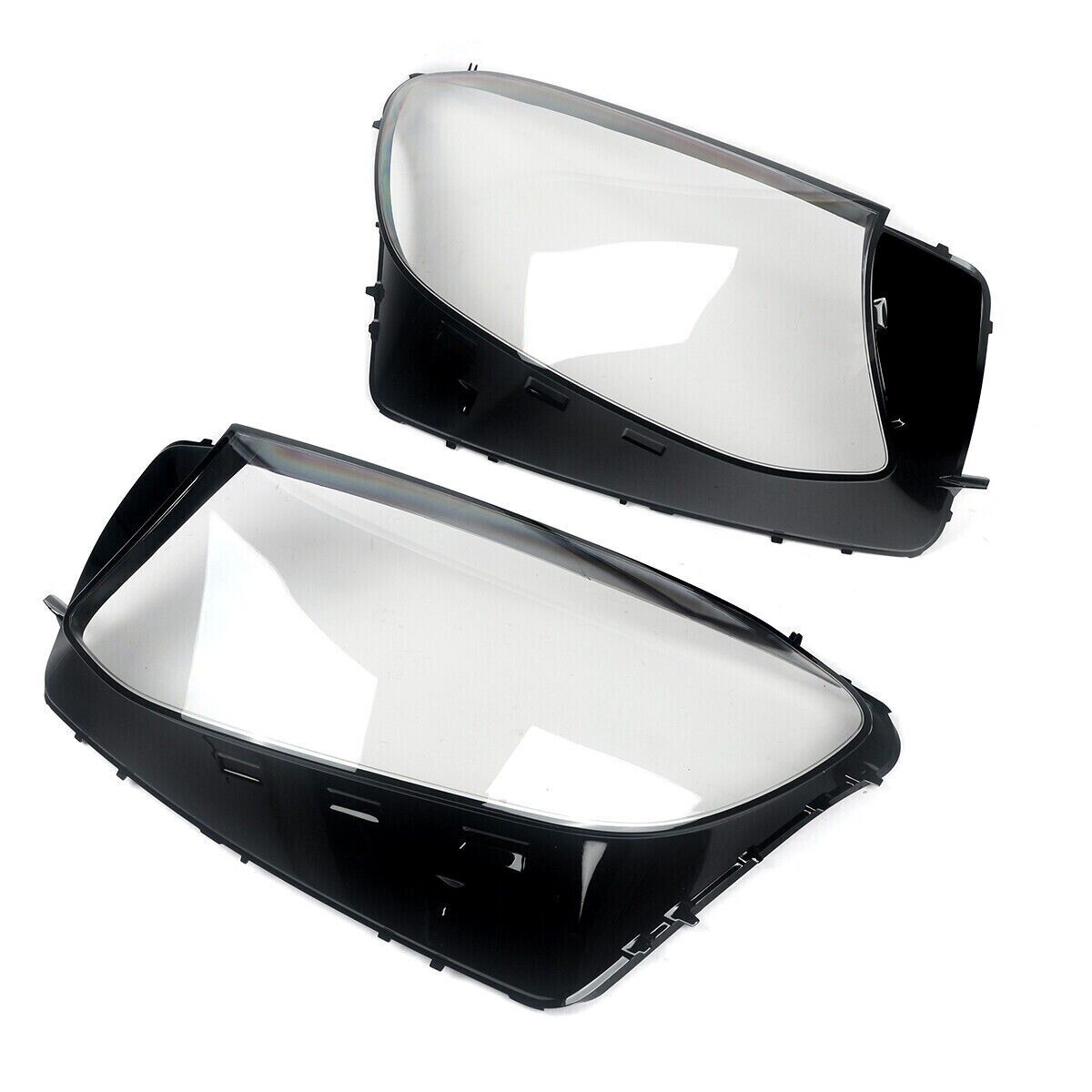 FOR MERCEDES BENZ GLC X253/C253 2015-19 HEADLIGHT GLASS LENS COVER L+R PAIR NEW