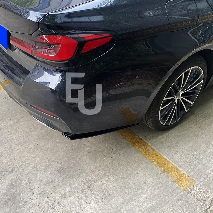 FOR BMW 5 SERIES G30 G31 REAR BUMPER SIDE DIFFUSER SKIRT CORNER TRIM 2017-2019