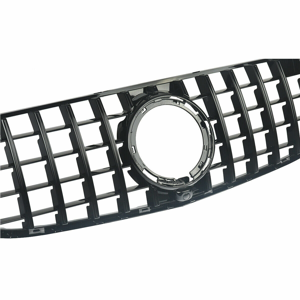 FOR MERCEDES X253 C253 GLC 2020+ PANAMERICANA GTR STYLE SPORT GRILLE GLOSS BLACK