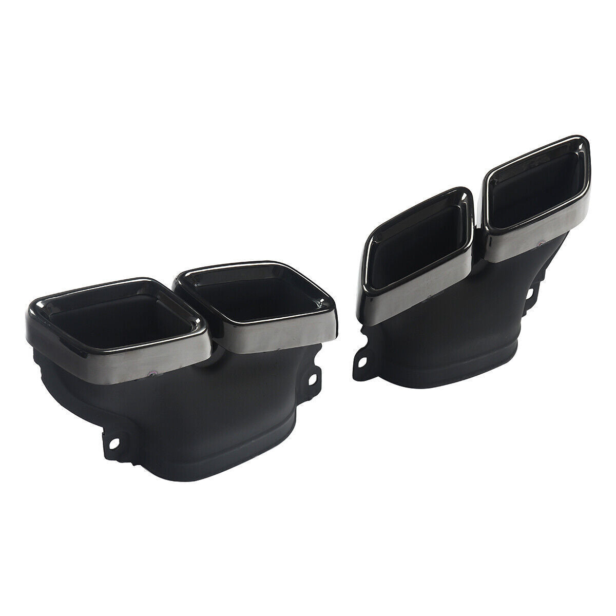 FOR MERCEDES GLC CLASS X253 GLC63 AMG STYLE REAR DIFFUSER & TAIL PIPES 16-19