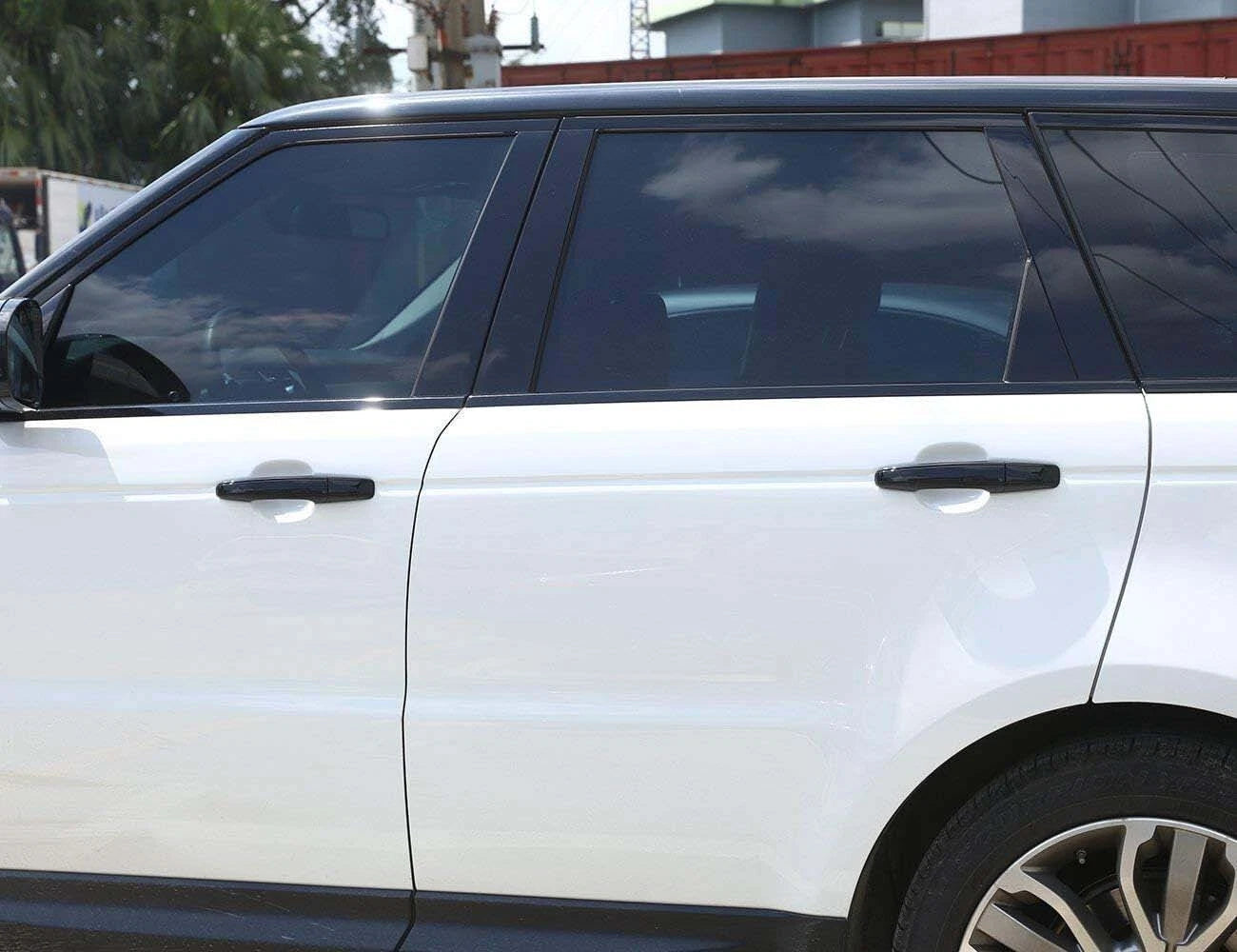 DOOR HANDLE SKINS FOR RANGE ROVER VOGUE L405 ALL BLACK AUTOBIOGRAPHY NOT COVERS