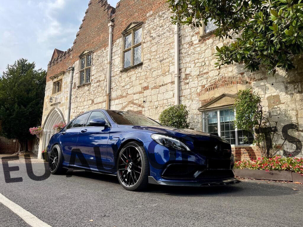 FOR MERCEDES BENZ C63 W205 15-18 BODYKIT BODY KIT FRONT SPLITTER LIP DIFFUSER