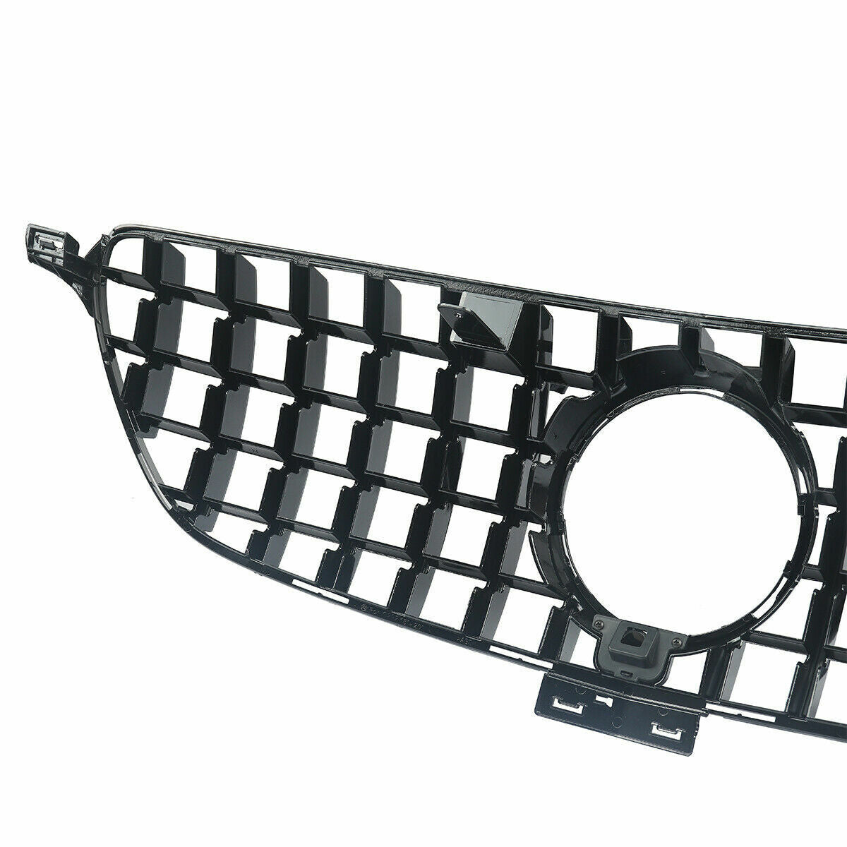 FOR MERCEDES GLE CLASS C292 COUPE FRONT GRILLE GRILL GT STYLE GLOSS BLACK 2015+