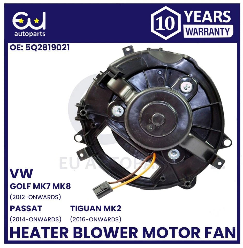 HEATER BLOWER MOTOR FAN FOR VW GOLF MK7 PASSAT 3G2, 3G5 TIGUAN 5Q2819021A